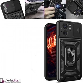 5in1 smūgiams atsparus dėklas su žiedu ir kameros apsauga (Motorola Edge 40)